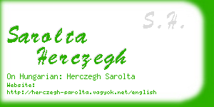 sarolta herczegh business card